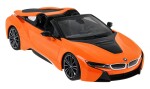 RASTAR Auto na diaľkové ovládanie R / C BMW I8 Roadster Rastar 1:12 oranžové