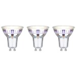 Paulmann 29193 LED En.trieda 2021 A (A - G) GU10 klasická žiarovka 2.5 W teplá biela (Ø x v) 50 mm x 54 mm 3 ks; 29193