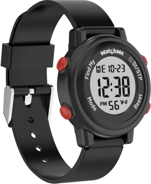 Sponge Digital Watch WatchMe with FindMy feature Black