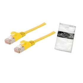 Shiverpeaks Cat7 5 m žltá / Patch kábel / RJ-45 / U/FTP / plochý / lomený konektor (BS75515-SLY)