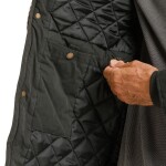 Bushman Pánska zateplená bunda Hayk, tmavozelená XL