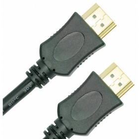 JouJye HDMI prepojovací kábel Zástrčka HDMI-A, Zástrčka HDMI-A 1.50 m čierna AVC 200-1,5m 4K UHD, audio return channel, pozlátené kontakty HDMI kábel; AVC 200-1,5m