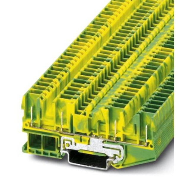 Ground modular terminal block ST 2,5-QUATTRO/4P-PE 3042162 Phoenix Contact; 3042162