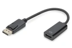 Digitus DisplayPort - HDMI adaptér čierna / Adaptér / DisplayPort - HDMI / 0,15 m / Full HD (DB-340400-001-S)