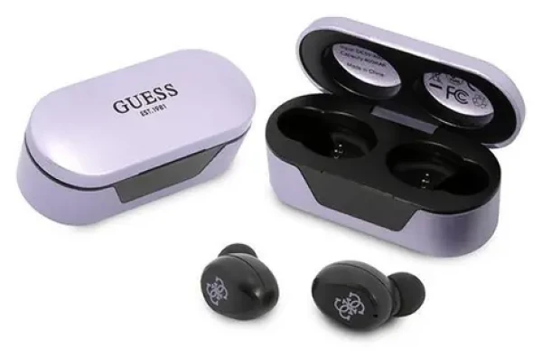 Guess GUTWST31EU fialová / Slúchadlá / TWS / Bluetooth / dokovacia stanica (GUTWST31EU)