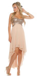 Sexy KouCla partydress with sequins and cutouts white