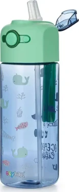 OXYBAG Fľaša na pitie OXY Smile Ocean life 450 ml (152444)