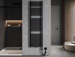MEXEN/S - Ares radiátor + vykurovacia tyč 1800 x 500 mm, 900 W, čierna W102-1800-500-2900-70