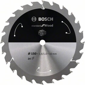 Bosch Accessories Bosch 2608837673 tvrdokovový pílový kotúč 150 x 10 mm Počet zubov (na palec): 24 1 ks; 2608837673