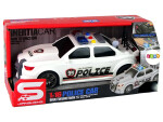 Mamido Športové policajné auto 1:16 biele so zvukom
