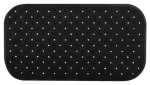 MSV CLASS Premium protišmyková podložka do vane čierna / SBS kaučuk / 36 x 76 cm