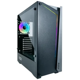 Azza Apollo 430 čierna / ATX / 2x USB 3.0 / HD Audio / Bez zdroja / priehľadná bočnica (CSAZ-430B-DF2)