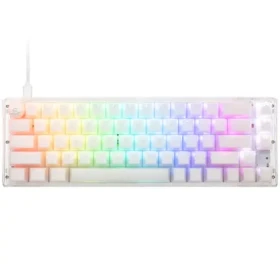 Ducky One 3 Aura Kailh Jellyfish Y biela / herná klávesnica / podsvietená / mechanická / drôtová USB-C / US (DKON2167ST-FUSPDAWWWWK1)