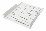Equip 19" pevná polica do racku 2U šedá / Polica do racku / 2U / hĺbka 54,9 cm / šírka 482 mm (EZFS-19-2-80-G)