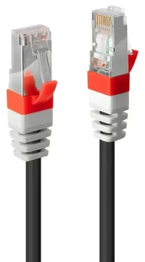 Lindy Cat6a S/FTP čierna / Patch kábel / RJ45-RJ45 / PIMF / 5 m / 10 Gbit/s (45366)
