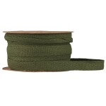 Ib Laursen Bavlnená stuha na cievke Moss Green - 5 m