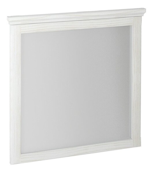 SAPHO - CROSS zrkadlo v drevenom ráme 70x80cm, starobiela CR212