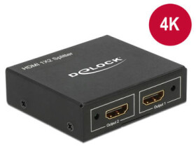 DeLock HDMI Splitter 1 x HDMI gt; 2 x HDMI výstup 4K (87701-DE)