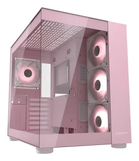 COUGAR FV150 ARGB ružová / PC skriňa / ATX / micro-ATX / mini-ITX / priehľadná bočnica / bez zdroja (CGR-5KA1P-RGB)