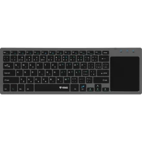 YENKEE YKB 5000CS WL šedá / Bezdrôtová klávesnica s touchpadom / 2.4GHz / CZ Layout (45017521)