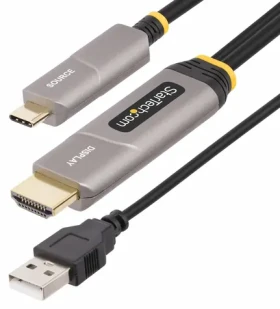 StarTech kábel USB-C na HDMI AOC čierna / Kábel / 4K UHD / HDR10 / 9,15 m (145B-USBC-HDMI4K-AOC)