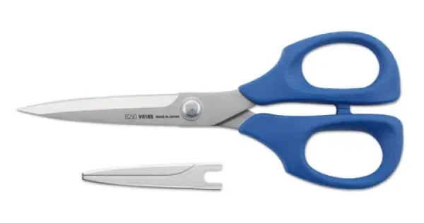 KAI V5000 modré / Nožnice / univerzálne / Full táng / 16,5 cm (V5165B)