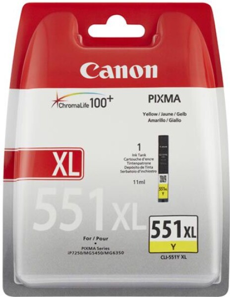 Canon CLI551Y XL (yellow)