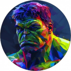 Jedlý papír Hulk farebná animácia 19,5 cm - Pictu Hap - Pictu Hap