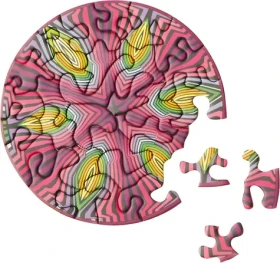 CURIOSI Okrúhle puzzle Picoli: Hippie