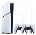 Sony PlayStation 5 Slim Digital Edition biela / Herná konzola / 825 GB SSD / 2× DualSense White (1000050120)