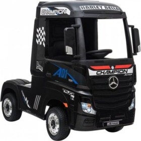 Lean Cars Elektrické autíčko Mercedes Actros lakované MP4 4x45W 2x12V7Ah čierna