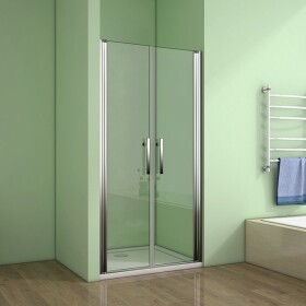 H K - Sprchové dvere MELODY D2 100 dvojkrídlové 96-100 x 195 číre sklo SE- MELODYD2100-306