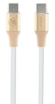 Guess Kábel USB-C zlatá / Kábel / USB-C - USB-C / 1,5 m / rýchlonabíjací (GUCCLALRGDD)