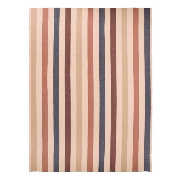 Ferm Living Ubrus Hale Cashmere/Mocha/Indigo Blue 150 × 240 cm