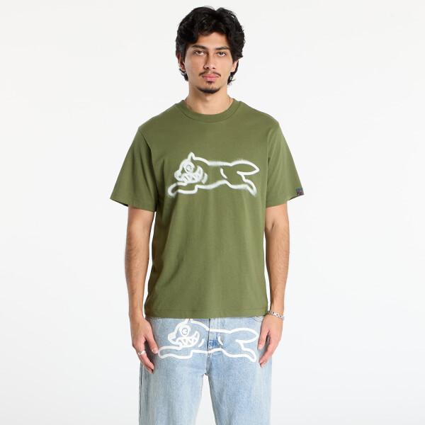 Tričko Billionaire Boys Club Icecream Spray Paint Running Dog T-Shirt Green L
