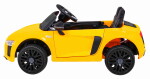 Mamido Detské elektrické autíčko Audi R8 Spyder žlté
