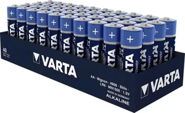 Varta Longlife Power AA / Batéria / 1.5V / alkalická / 40 ks / v boxe (04906124354)