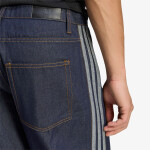 Kalhoty adidas Firebird Adicolor Denim Jeans Mid-Rise Straight Leg Indigo Denim 30