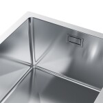 VELAZO Jednodrezový oceľový drez 37 x 45 cm nerez, Velazo VELAZ3745