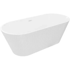 MEXEN - Yara voľne stojaca vaňa reliéf 170 x 75, biela, bez krytky prepadu a zátky 52861707500-SS