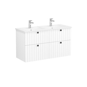Kúpeľňová skrinka s umývadlom VitrA Root 120x67x46 cm biela mat ROOTG120WINTS ROOTG120WINTS