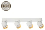 Domoletti TUNIS ML9938 bielo-zlatá / Stropné svietidlo / 4X GU10 (ML9938)