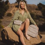 Elegantný dámsky batoh do mesta Heys Puffer Backpack Lavender