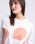 Thinking MU Flower Contrast Emily Tee WHITE XS