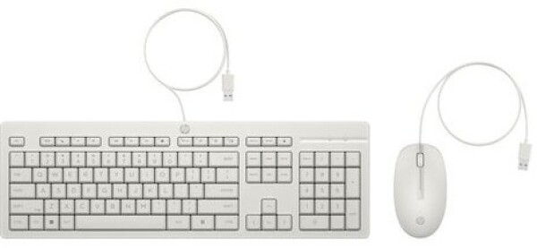 HP hp inc. Sada Klawiatura i mysz 225 przewodowe G2 Biely AW5S6AA#ABB