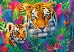 Trefl Puzzle Premium PLUS Tea Time: Tigre v džungli