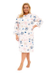Nočná košeľa 734/707 Esme plus - CORNETTE Růžová 3XL