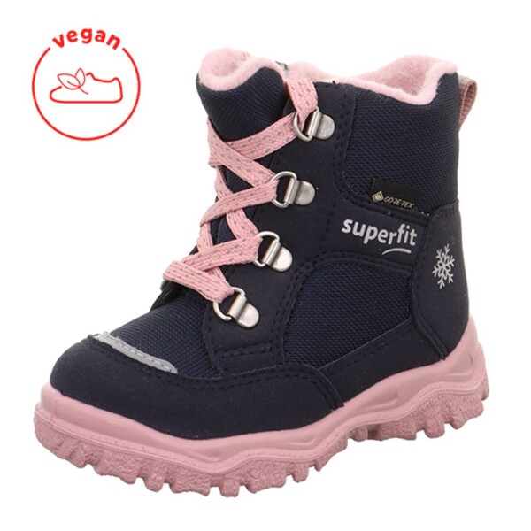 Dievčenské zimné topánky HUSKY1 Blue/Pink Gore-Tex, Superfit,1-006046-8010 - 22