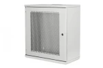 Digitus SOHO 12U sivá 595x540x400 mm / Nástenný rozvádzač / 19" / neskladaný / uzamykateľný (DN-19-12U-S-PD)