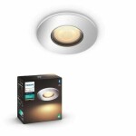 Philips Hue WA Adore kúpeľňové zápustné LED svietidlo 1x5W chróm / 350lm / 2200-6500K / IP44 (SKL000348037)